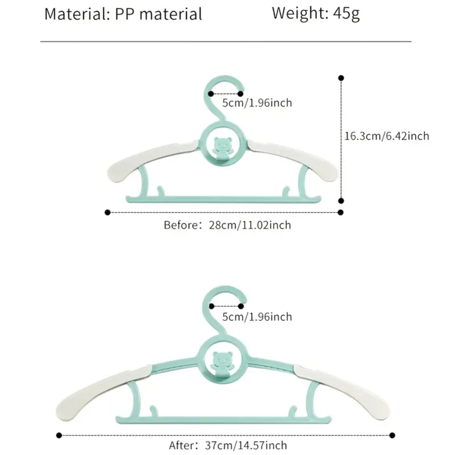Adorable Non-Slip Set of 5 Sli - Baby Nursery Closet recension och pris