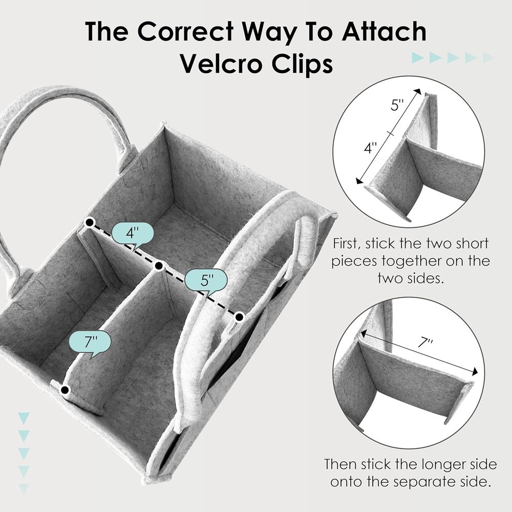 2-Pack Diaper Caddy Organizer  - Baby Nursery Must Haves recension och pris