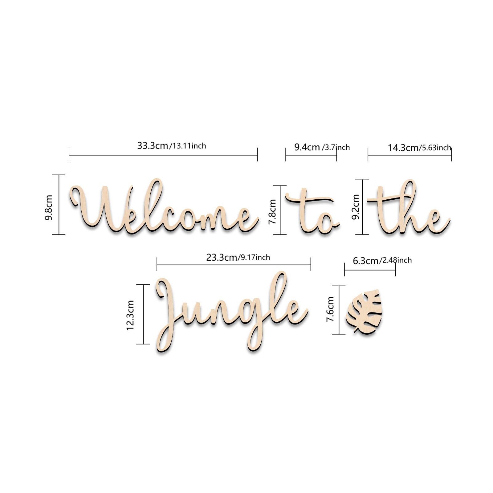 Welcome to the Jungle Wooden S - Baby Nursery Products recension och pris
