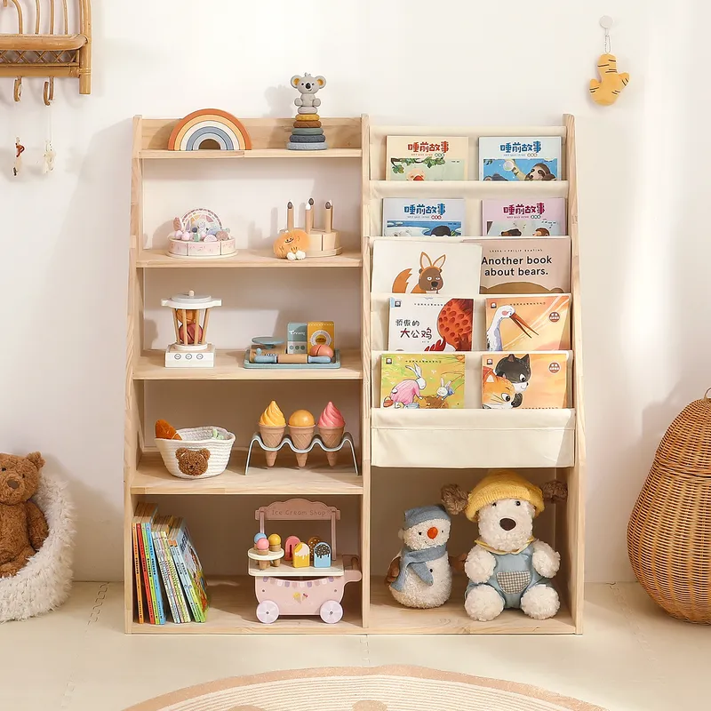 Kids 2-in-1 Toy Storage Rack a - Baby Nursery Unit recension och pris