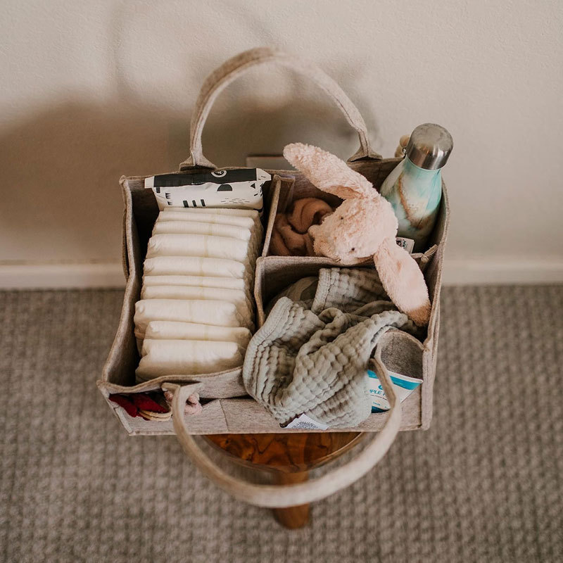 Diaper Caddy - Nursery Storage - Diaper Pail Odor recension och pris