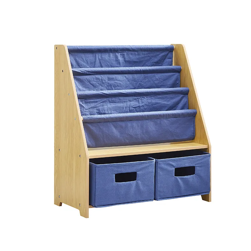 Kids Canvas Bookshelf Layered  - Baby Nursery Unit recension och pris
