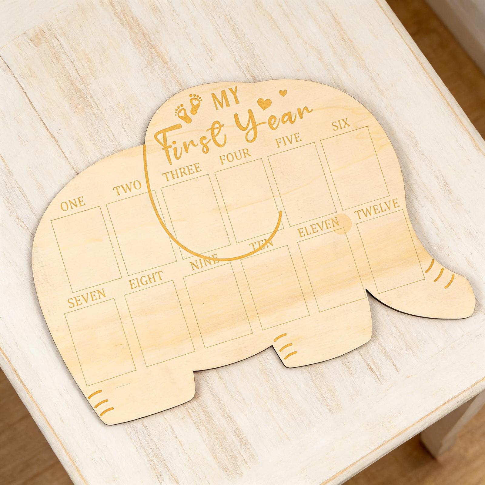 Baby First Twelve Months Photo - Baby Nursery Frames recension och pris