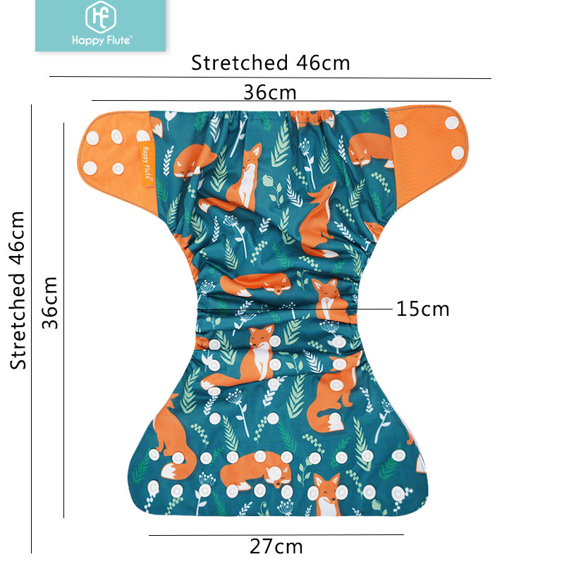 HappyFlute 8 diapers+8 Inserts - Diaper Pail Odor recension och pris