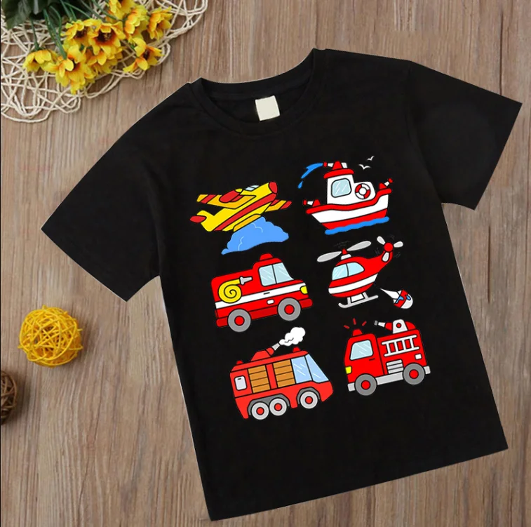 Summer Excavators Firetrucks F - Baby Nursery Ideas Boy recension och pris