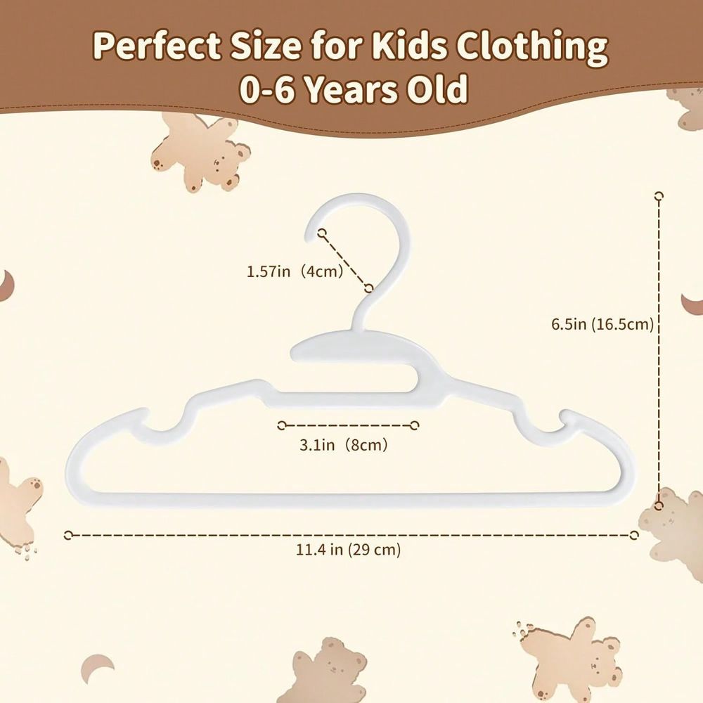 70 100 Pack Kids Hangers Plast - Baby Nursery Kids recension och pris