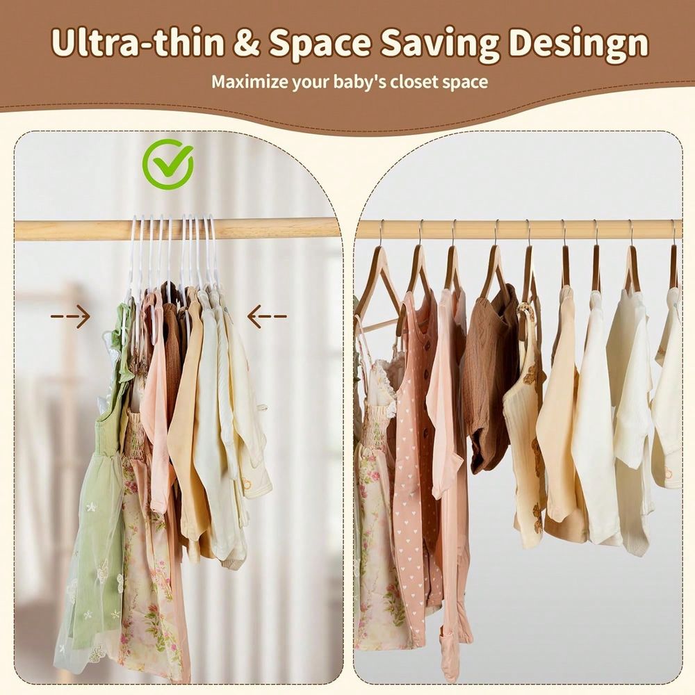 70 100 Pack Kids Hangers Plast - Baby Nursery Kids recension och pris