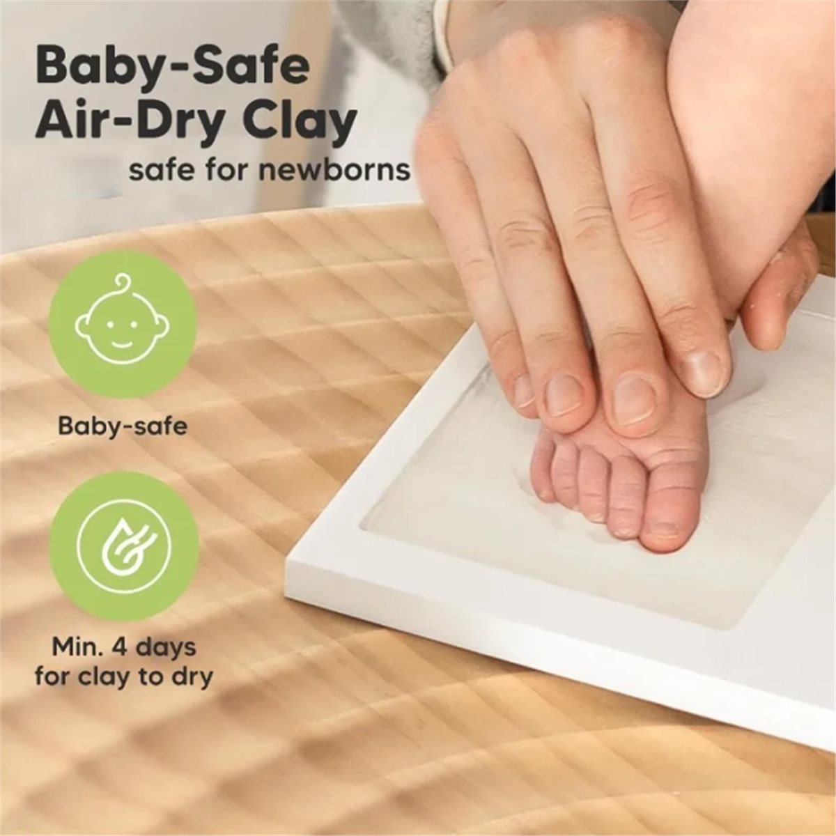 Y69A Baby Handprint & Footprin - Baby Nursery Essentials recension och pris