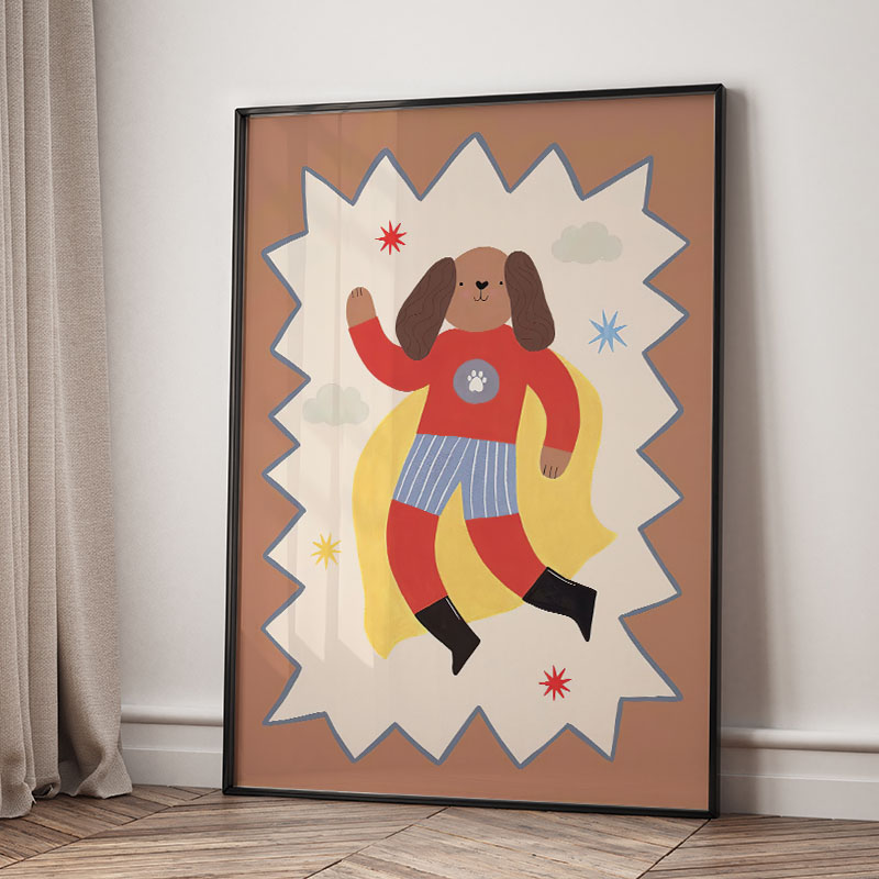 Funny Cartoon Super Cool Kid N - Baby Nursery Products recension och pris