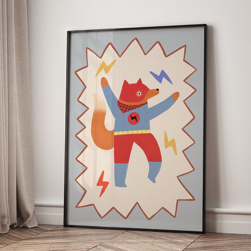 Funny Cartoon Super Cool Kid N - Baby Nursery Products recension och pris