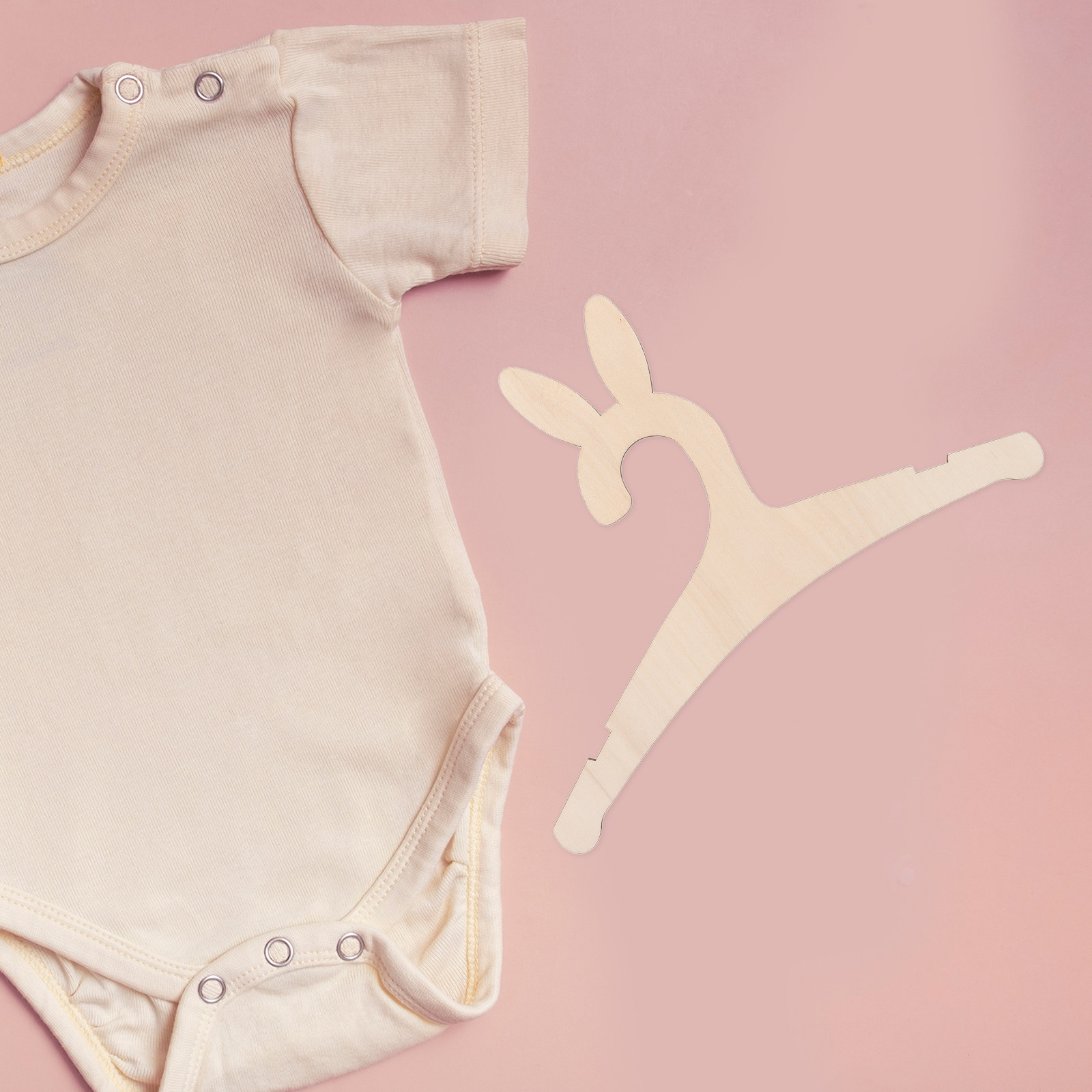 5Pcs DIY Wooden Baby Clothes H - Baby Nursery Closet recension och pris